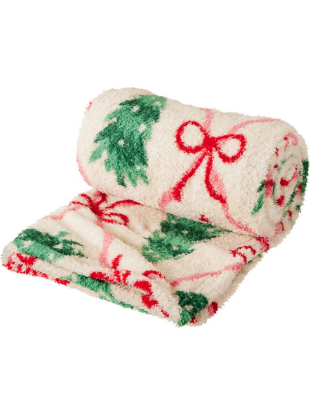 Χριστουγεννιάτικη Κουβέρτα Καναπέ Fleece (130x160) K-M Tree AAE826420
