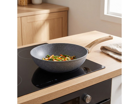 Aria Trade Wok Αλουμινίου Αντικολλητικό 28cm
