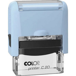 Σφραγίδα Colop C20 3 Σειρών Pastel Μπλε