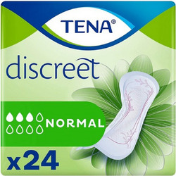 Tena Lady Discreet Normal Σερβιέτες Ακράτειας 3 Σταγόνες 24τμχ