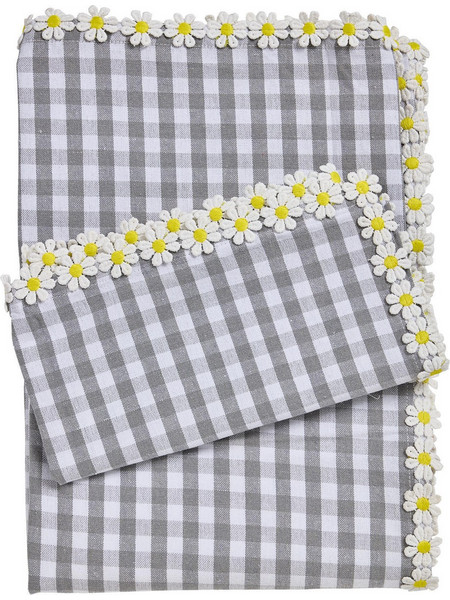 DAS HOME ΖΑΚΑΡ ΤΡΑΠΕΖΟΜΑΝΤΗΛΟ 140Χ180 0918 GREY