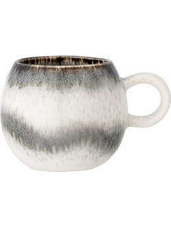 Bloomingville - Paula Cup - Grey - Stoneware - Home and Kitchen