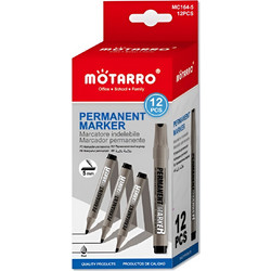 Μαρκαδόροι Ανεξίτηλοι 5mm Σετ 12 Τεμαχίων Motarro MC164-5