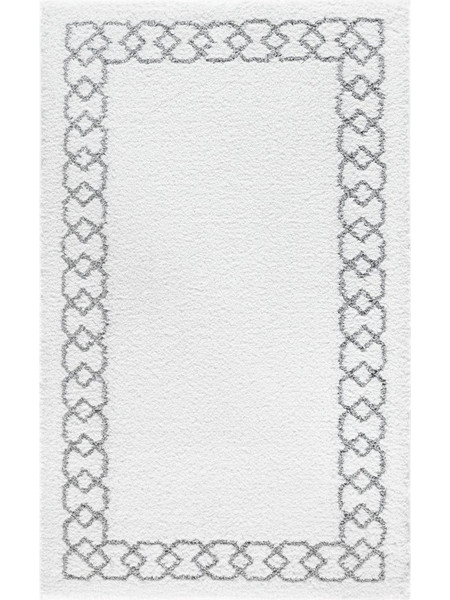 Βαμβακερό Χαλάκι Μπάνιου Sophia - Silver 60x100 εκ