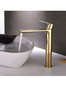 Μπαταρία Νιπτήρα Ψηλή InterCeramic ICF 1180505 GOLD