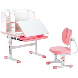 VEVOR Kids Study Chair and Desk Set 20.5-30.3 inch / Pink