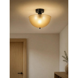 GLOBOSTAR MEDUSA 203-0306 Μοντέρνο Φωτιστικό Οροφής με Ντουί 1 x E27 AC 220-240V IP20 -Καφέ & Μαύρο - Μ25 x Π25 x 23cm OEM