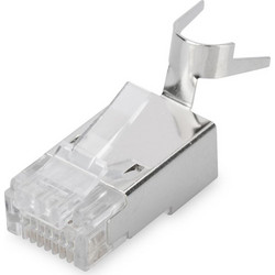 DIGITUS Modular βύσμα Cat6A για στρογγυλό καλώδιο, θωρακισμένο, 100 τεμάχια (DN-219604)