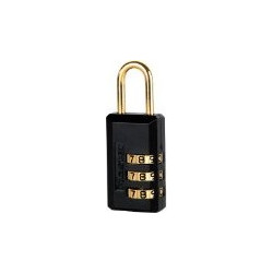 Master Lock - 647D Λουκέτο Μεταβλητού Συνδυασμού 3 Ψηφίων Μαύρο 30mm (647030112)