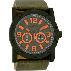 Oozoo Timepieces Olive Leather Strap C6427