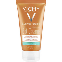 Vichy Capital Soleil Velvety Normal Dry Αντηλιακή Κρέμα Προσώπου SPF50 50ml