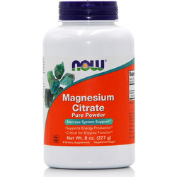 Now Foods Magnesium Citrate 100% Pure Powder 227gr