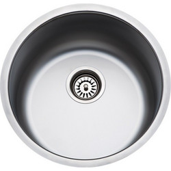 Fortinox Valley Υποκαθήμενος Νεροχύτης Στρογγυλός Inox Ματ 43.5cm