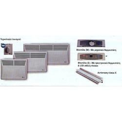 Startherm TBK030-M20 Θερμοπομπός Τοίχου 2000W Mica με Θερμοστάτη