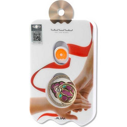 JLW Smartphone Ring Leopard Gold Δακτυλίδι Κινητού