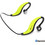 NGS Artica Runner Ακουστικά Bluetooth Earbud Ανθεκτικά στο Νερό Yellow