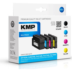 KMP H166VX Multipack BK/C/M/Y compatible with HP 953 XL