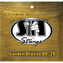 Sit Golden Χορδή Ακουστικής Κιθάρας 80/20 Bronze 22" Custom Light Tension