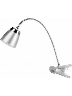 LED clip on desk lamp JOLLY 4W 220V silver 4000K Desonia