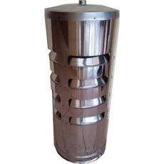 Καπέλο Πολυκωνικό inox Φ 100 - InoxShell