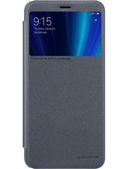 Nillkin Δερματίνη Θήκη με Παράθυρο Smart View Flip για Xiaomi Mi 6X/Mi A2 Γκρι