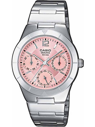 Casio Γυναικείο Ρολόι με Ασημί Μεταλλικό Μπρασελέ LTP-2069D-4AVEF