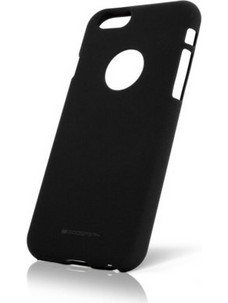 Plastic Flexible Case Black Iphone 6 Μαύρη Θήκη Κίνητού i6