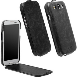 Krusell Leather Slimcover Tumba Vintage Black (Galaxy S III)