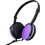 Maxell Super Slim MXH-HP200 Ενσύρματα Ακουστικά On Ear Μωβ