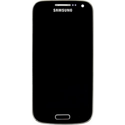 Original Οθόνη Samsung i9195i Galaxy S4 mini VE Black & Μηχανισμός αφής + Μπροστινό κάλυμμα GH97-16992A