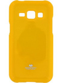 Θήκη Mercury Jelly για Samsung J500 Galaxy J5 Back cover Yellow