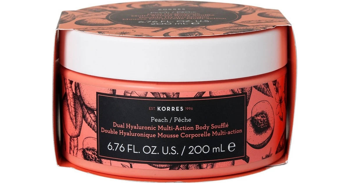 Korres Peach Dual Hyaluronic Multi Action Body Souffle Ενυδατική Mousse