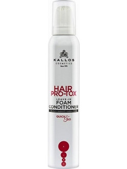 Kallos KJMN Pro-Tox Leave In Foam Leave In Conditioner Κρέμα για Όγκο & Επανόρθωση για Λεπτά & Ταλαιπωρημένα Μαλλιά 200ml