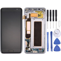 for Galaxy S7 Edge / G935A Digitizer Full Assembly with Frame & Charging Port Board & Volume Button & Power Button (Black) (OEM)