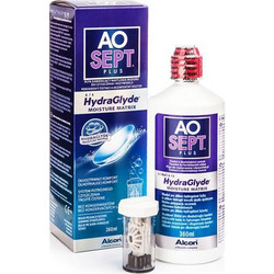 Alcon & Ciba Vision Aosept Plus HydraGlyde Υγρό Φακών Επαφής 360ml