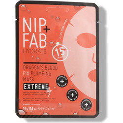 Nip + Fab Dragon's Blood Extreme Fix Plumping Sheet Μάσκα Προσώπου για Ενυδάτωση 18gr