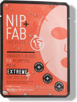 Nip + Fab Dragon's Blood Extreme Fix Plumping Sheet Μάσκα Προσώπου για Ενυδάτωση 18gr