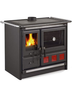 La Nordica Rosa XXL Black Μαντεμένια Ξυλόσομπα με Φούρνο 7.5kW