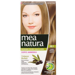 Farcom Mea Natura 8.1 Ξανθό Ανοιχτό Σαντρέ Φυτική Μόνιμη Βαφή Μαλλιών Χωρίς Αμμωνία 60ml