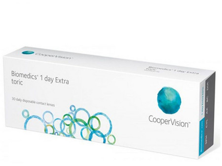 Cooper Vision Biomedics Extra Toric Ημερήσιοι Φακοί Επαφής Αστιγματικοί Υδρογέλης 90τμχ