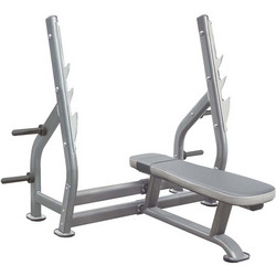 Impulse Flat Bench IT7014B Οριζόντιος Πάγκος Γυμναστικής με Ορθοστάτες