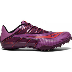 Saucony Spitfire 4 Γυναικεία Αθλητικά Παπούτσια Spikes Στίβου Μωβ S19034-3