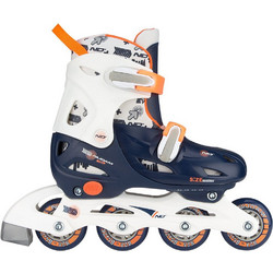 Nijdam Inline Skate Junior Inline Αυξομειούμενα Rollers Παιδικά Μπλε 52SA-BWO