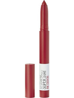 Maybelline SuperStay Ink Crayon 45 Hustle In Heel Long Lasting Matte Κραγιόν Pencil