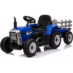 Moni Farmer Ηλεκτροκίνητο Παιδικό Τρακτέρ 12V με Καρότσα Μπλε