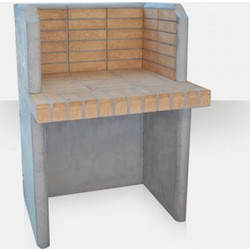 Thermozel Mini B219 Χτιστή Ψησταριά 80x72x116cm
