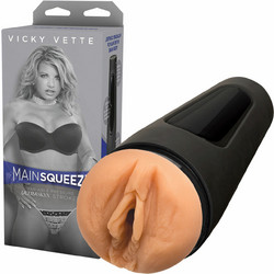 Doc Johnson Main Squeeze Vicky Vette Pocket Pussy & Sleeve Αυνανιστήρι με Αναρρόφηση