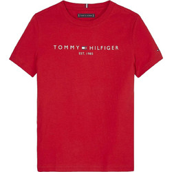 Tommy Hilfiger Παιδικό T-Shirt Κοντομάνικο Μπορντό KS0KS00210-XNL