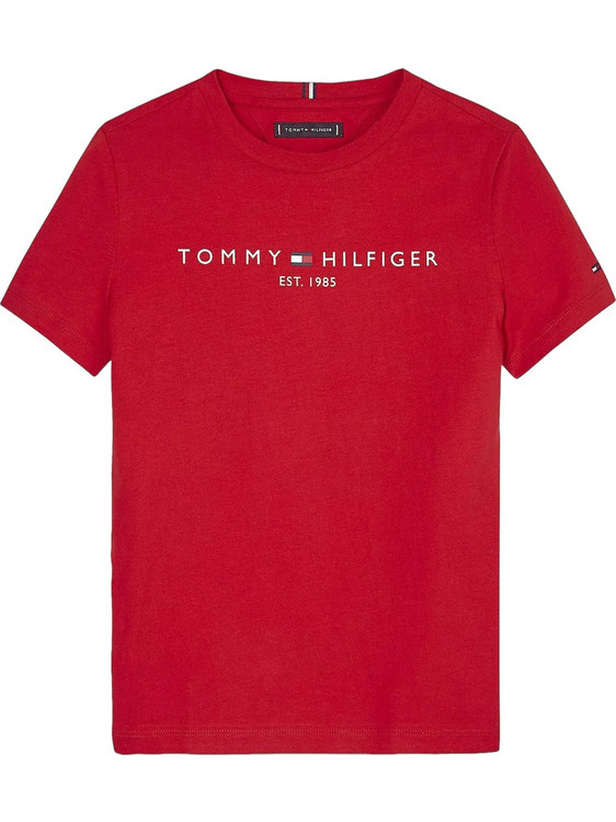 Tommy Hilfiger Παιδικό T-Shirt Κοντομάνικο Μπορντό KS0KS00210-XNL