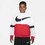 Nike Crossover Αθλητικό Παιδικό Μπουφάν Χειμωνιάτικο Pullover Άσπρο Κόκκινο DJ5727-100